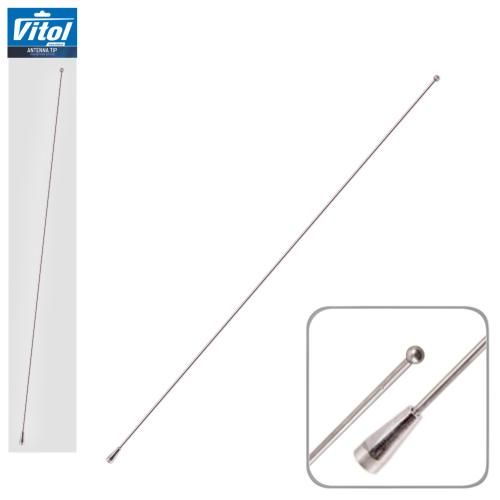 Антенна/наконечник 61148 L-0,8м/М6,0х1,0мм+адаптер M6/M5/шариков (61148)