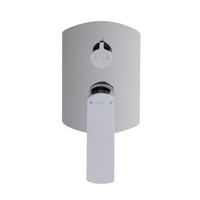 Душевая система универсальная Qtap Slavonice скрытого монтажа на два потребителя QTSLA113CRM45898 Chrome