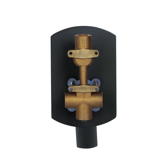 Душевая система универсальная Qtap Slavonice скрытого монтажа на два потребителя QTSLA113GMB45899 Gunmetal Black PVD