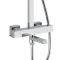Душевая система универсальная Qtap Swan Cascada термостатическая на три потребителя (с изливом) QTSWA112CRM45902 Chrome