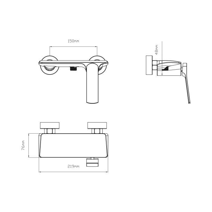 Смеситель для душа Qtap Slavonice QTSLA266CRM45907 Chrome