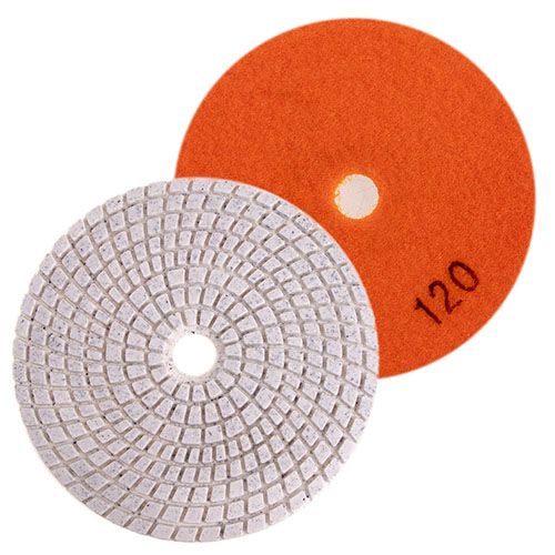 Круг алмазный шлифовальный на липучке 100 мм, зерно 120, Alloid (DD-100120)