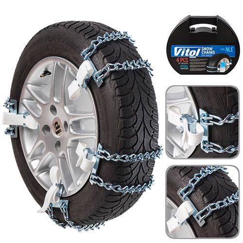 Цепи на колеса MODEL 3 размер NLE-42 (4 шт.) (в пластиковом боксе)