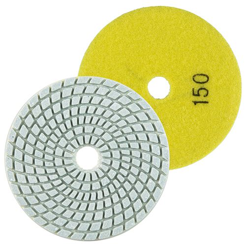 Круг алмазный шлифовальный на липучке 100 мм, зерно 150, Alloid (DD-100150)