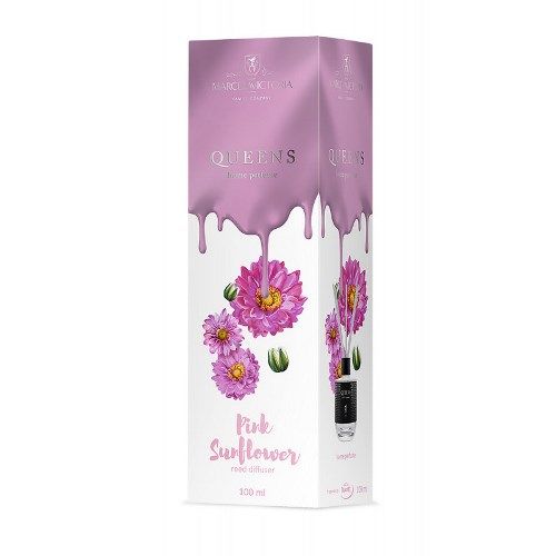 Ароматизатор рідкий для дому/офісу Tasotti "Car & Home" QUEENS White 100ml  Pink Sunflower (100251)