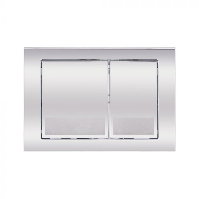 Комплект: Qtap Swan унитаз напольный Rimless QT16223178W + Nest комплект инсталляции 2в1 (квадратная клавиша Chrome) QT0122490S4Q1 + QT0111M06028CRM