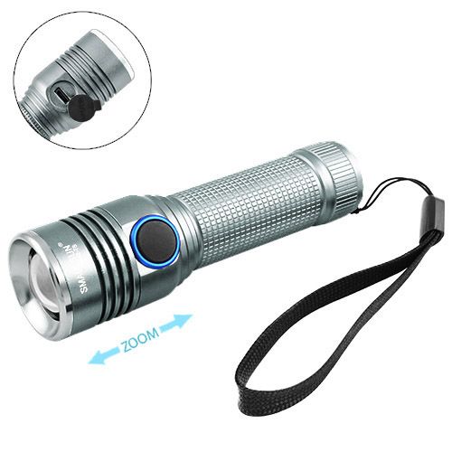 Ліхтарик Small Sun R842-T6, 1х18650, zoom, ЗУ microUSB, Box