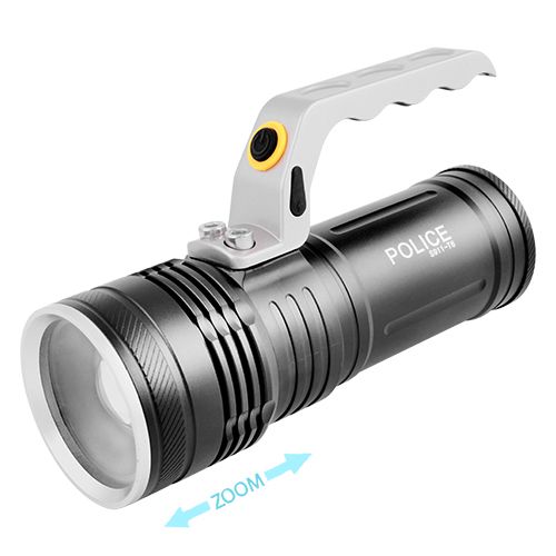 Фонарь переносной Police S911-XPE, 2x18650, zoom, ЗУ 220V/12V, Box (S911-XPE)