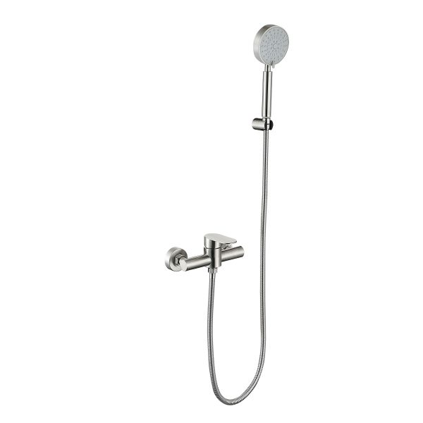 Смеситель для душа Lidz Luna 010 (с душевым гарнитуром) (k35) LDLUN010NKS46095 Nickel