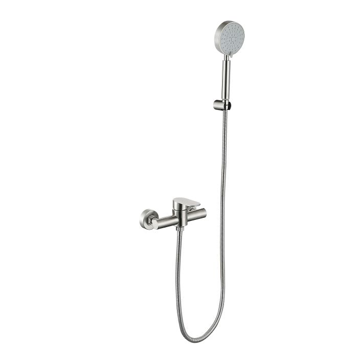 Смеситель для душа Lidz Luna 010 (с душевым гарнитуром) (k35) LDLUN010NKS46095 Nickel