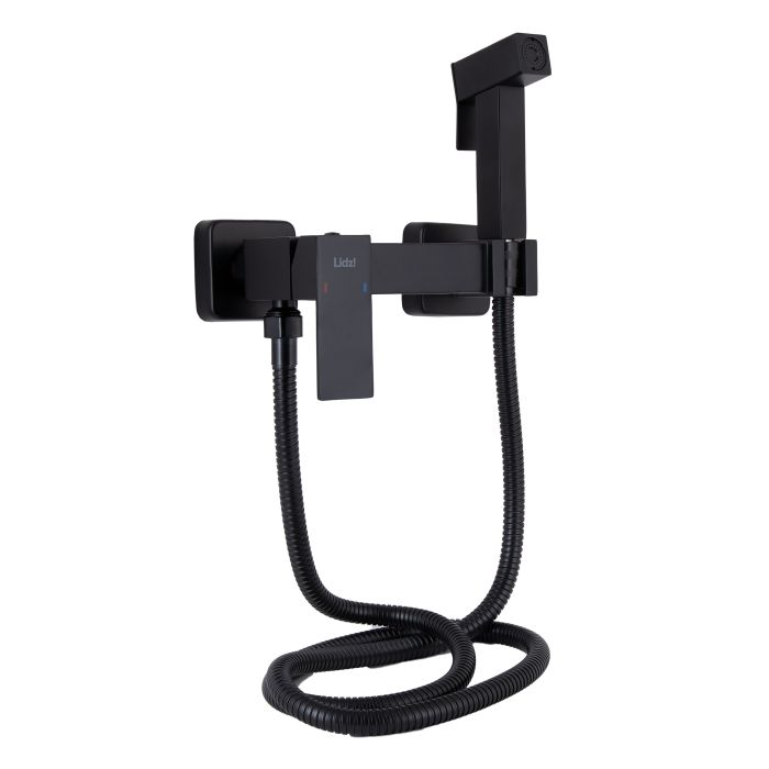 Набор для душа гигиенического Lidz Kubis 110 Black LDKUB110BLA46104 прямоугольный