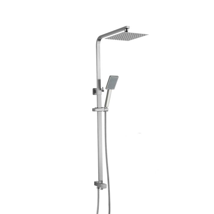 Душевая стойка универсальная Lidz Kubis 1120 на два потребителя LDKUB1120NKS46111 Nickel