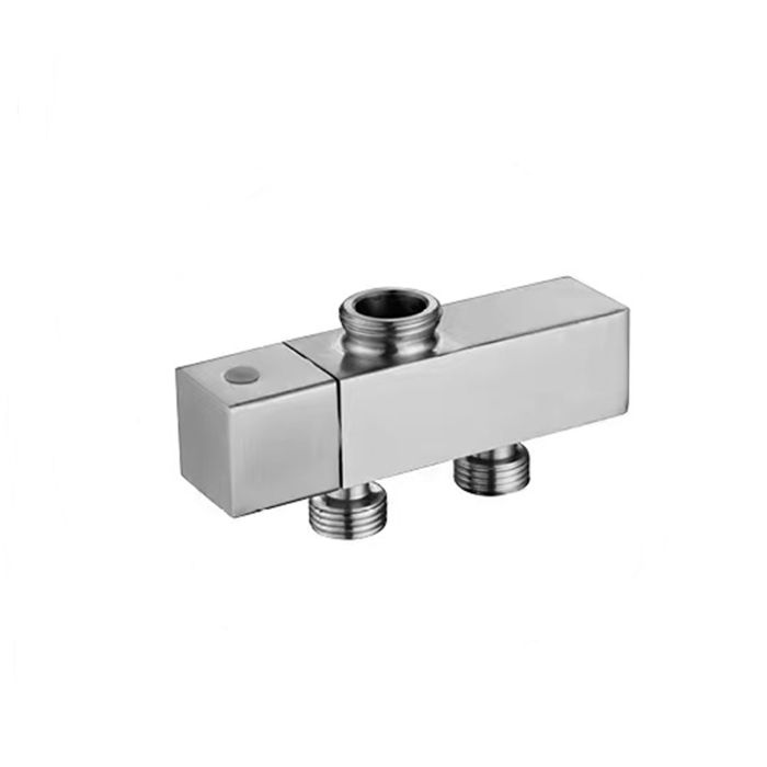 Душевая стойка универсальная Lidz Kubis 1120 на два потребителя LDKUB1120NKS46111 Nickel