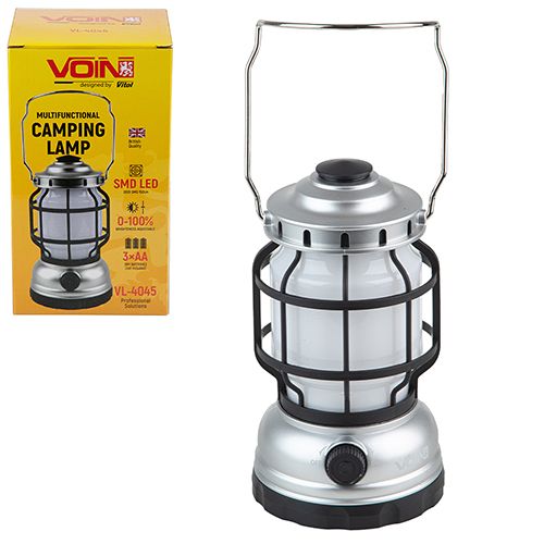 Фонарь для кемпинга VOIN VL-4045, LED 2835SMD/150Lm/3xAA (не в комплекте) (VL-4045)