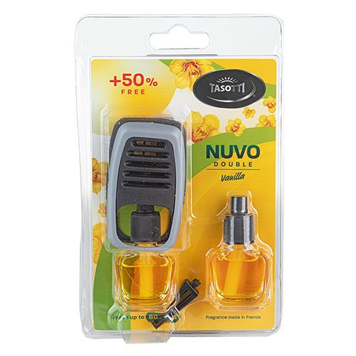 Ароматизатор на дефлектор Nuvo Double Blister Vanilla 8ml (уп. 12 шт) с запаской (102816)