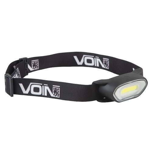 Фонарь налобный VOIN VL-9037, LED COB 80Lm/2xAAA (не в комплекте) (VL-9037)