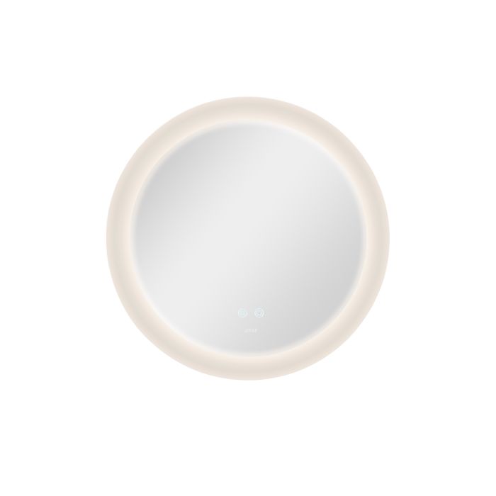 Зеркало Qtap Taurus R800 с LED подсветкой Touch, с антизапотеванием, с димером, рег. темп. цвета (3000-6500K) QT2478R807