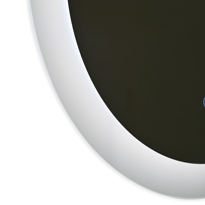 Зеркало Qtap Taurus R800 с LED подсветкой Touch, с антизапотеванием, с димером, рег. темп. цвета (3000-6500K) QT2478R807