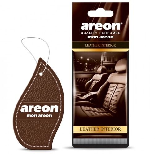 Освежитель воздуха AREON сухой лист "Mon" Leather Interior (МА42)