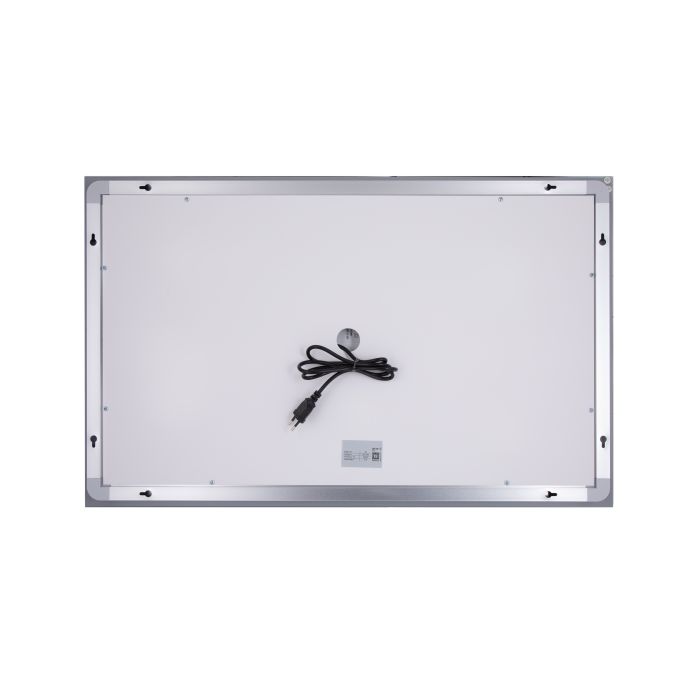 Зеркало Qtap Cardinal 500х800 с LED подсветкой Touch, с антизапотеванием, с димером, рег. темп. цвета (3000-6500K) Reverse QT0478C5080