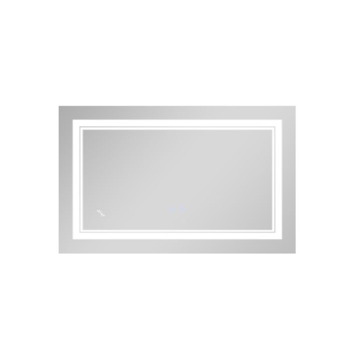 Зеркало Qtap Cardinal 500х800 с LED подсветкой Touch, с антизапотеванием, с димером, рег. темп. цвета (3000-6500K) Reverse QT0478C5080