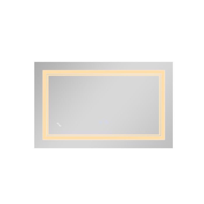 Зеркало Qtap Cardinal 500х800 с LED подсветкой Touch, с антизапотеванием, с димером, рег. темп. цвета (3000-6500K) Reverse QT0478C5080