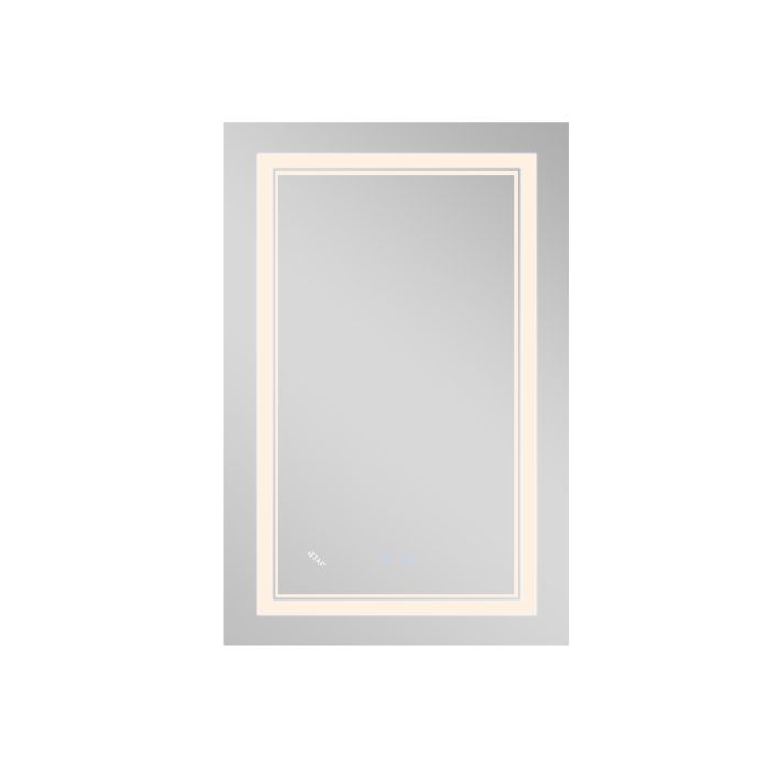 Зеркало Qtap Cardinal 650х900 с LED-подсветкой Touch, с антизапотеванием, с димером, рег. темп. цвета (3000-6500K) Reverse QT0478C6590