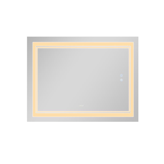 Зеркало Qtap Cardinal 1000х800 с LED подсветкой Touch, с антизапотеванием, с димером, рег. темп. цвета (3000-6500K) QT0478C10080