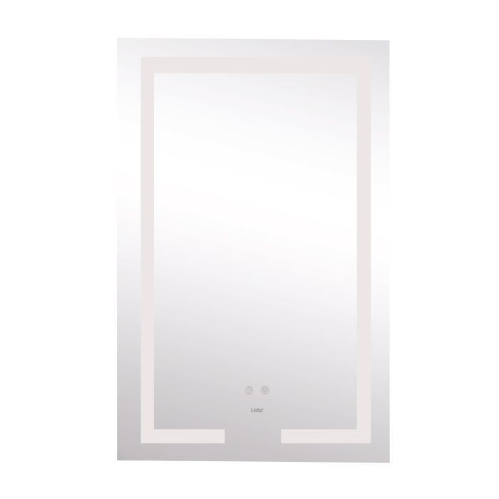 Зеркало Lidz Kubis 800х500 с LED-подсветкой Touch, с антизапотеванием, с димером, рег. яркости LD78LF9365080