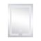 Зеркало Lidz Kubis 600х800 с LED-подсветкой Touch, с антизапотеванием, с димером, рег. яркости LD78LF9376080
