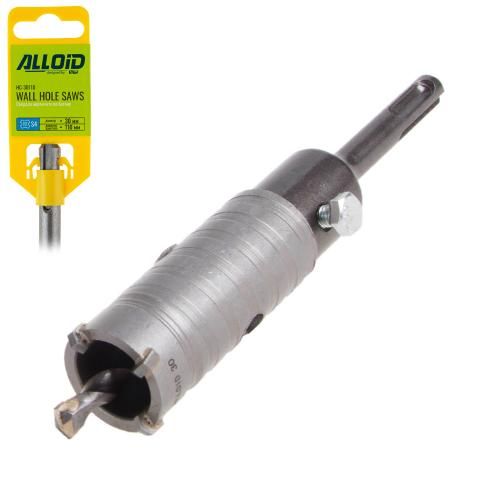 Сверло корончатое по бетону 30мм p SDS адаптером 110мм Alloid (HC-30110)