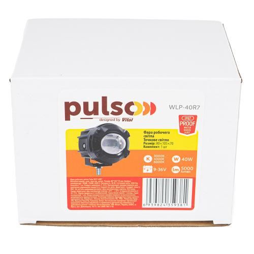 Фара рабочего света WLP-40R7 SPOT 1Led*40W (80*105*70)/ 9-36V/40W/3000K-4300K-6000K (WLP-40R7)