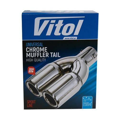 Насадка на глушитель НГ-0260, внутр.d 64мм/дл. 250мм/2*наруж.d 89мм (НГ-0260)