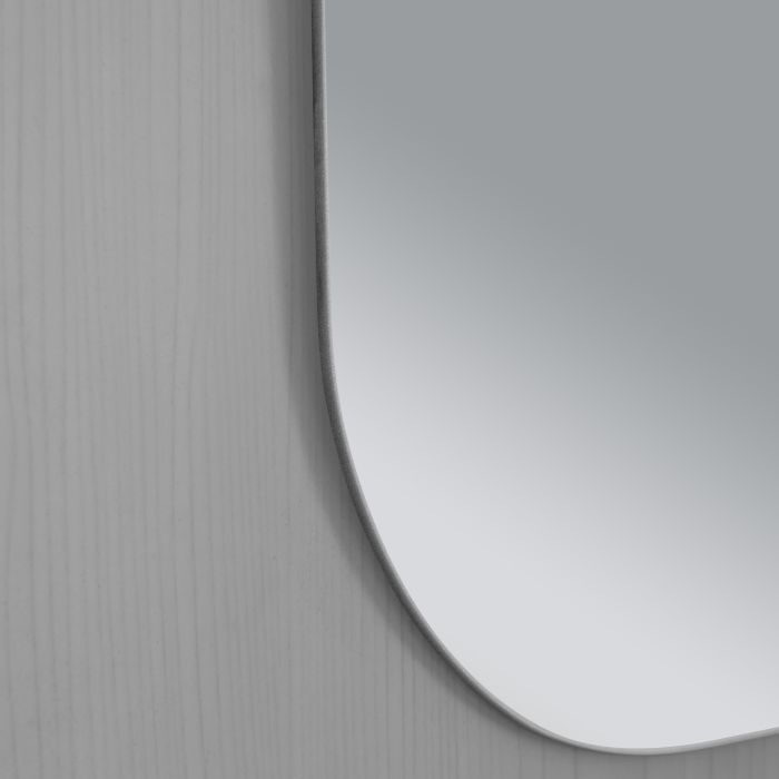 Зеркало Lidz Nicole 450х600 прямоугольное настенное с закругленными углами LD78NI4560