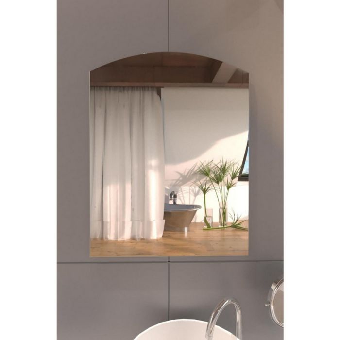 Зеркало Lidz Wieza 455х590 настенное прямоугольное с дугообразным верхом LD78WI4559