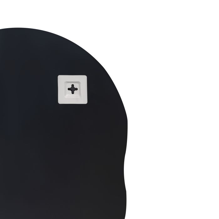 Зеркало Lidz Anny 425х575х105 настенное с полочкой прямоугольное с дугообразным верхом и фигурными боками LD78AN4557