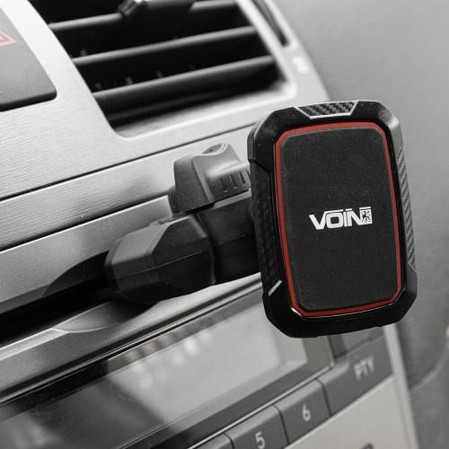 Держатель мобильного телефона VOIN UHV-7006BK/RD магнитный в слот CD-диска (UHV-7006BK/RD)