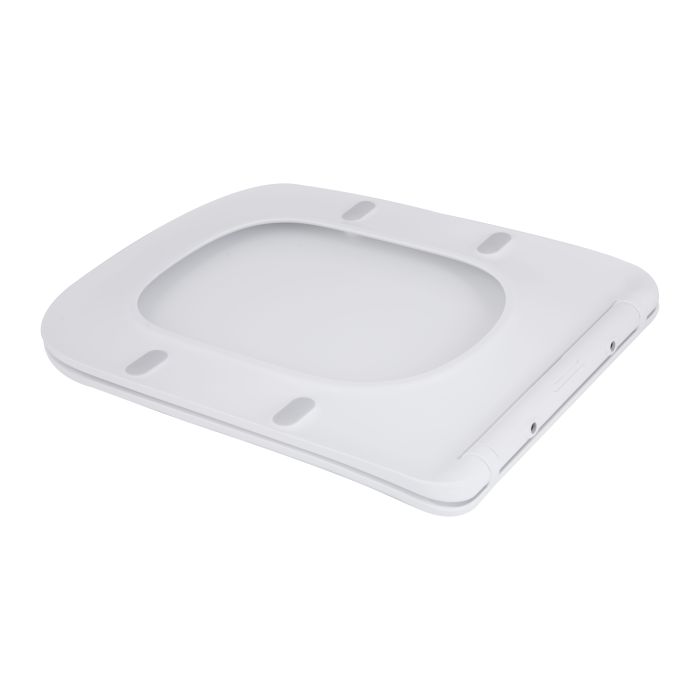 Унитаз-моноблок напольный Qtap Kolibri Ultra Quiet безобедочный с сиденьем Soft-close WHITE QT10226380W
