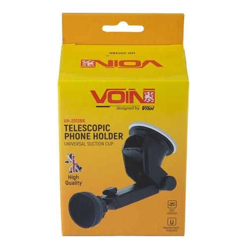 Держатель мобильного телефона UH-2013BK магнитный на присоске (UH-2013BK)