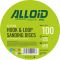 Круг шлифовальный на липучке 125 мм, зерно 100 (10 шт.) Alloid (SD-25100)