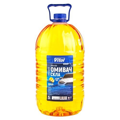 Омыватель стекла зимний VITOL "-12" Дыня 5л (VTW-1251)