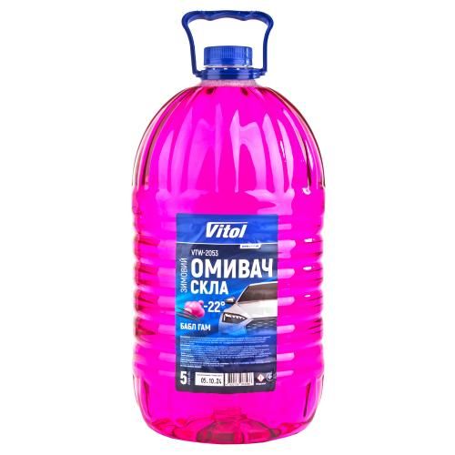 Омыватель стекла зимний VITOL "-22" Бабл Гамм 5л (VTW-2053)