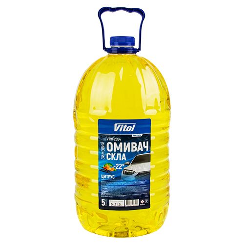 Омыватель стекла зимний VITOL "-22" Цитрус 5л