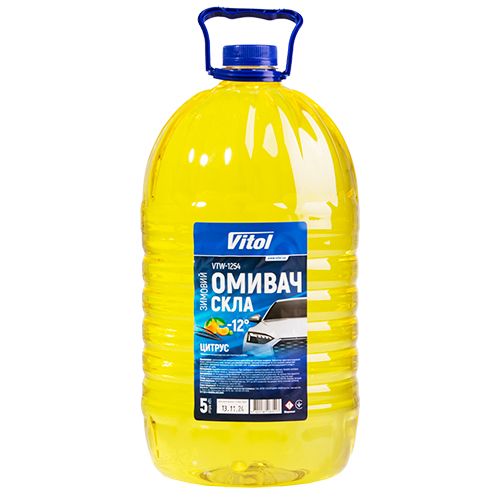 Омыватель стекла зимний VITOL "-12" Цитрус 5л