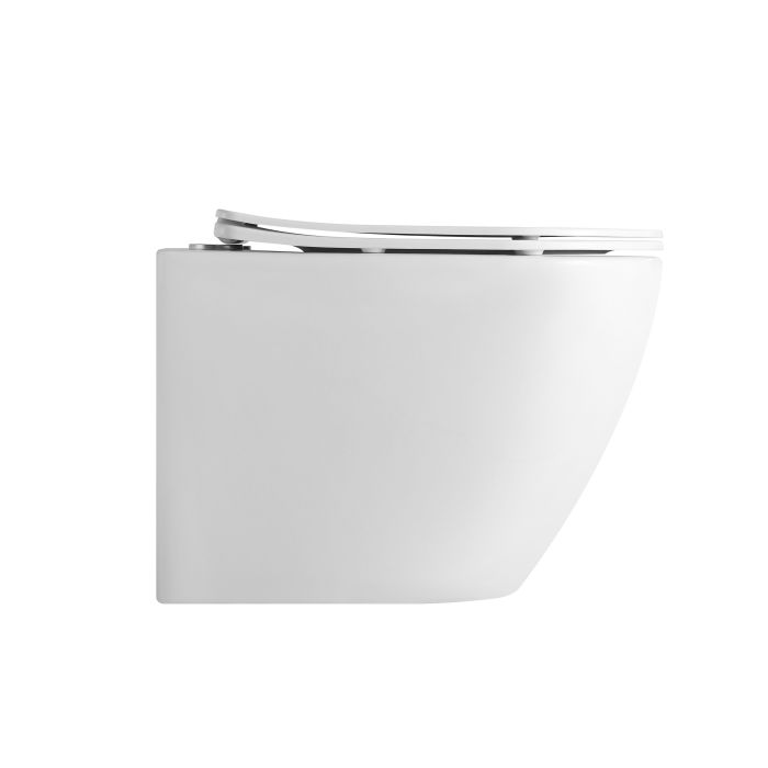 Унитаз подвесной Qtap Robin Ultra Quiet безобедочный с сиденьем Soft-close 520x365x365 мм WHITE