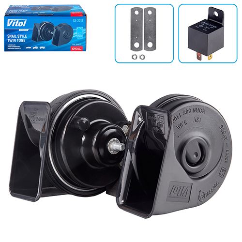 Сигнал електромагнітний "равлик" VITOL, CA-2013, 12В/D=80мм