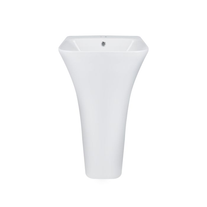 Раковина напольная моноблок Qtap Crow 450x435x835 White QT0511G315WN