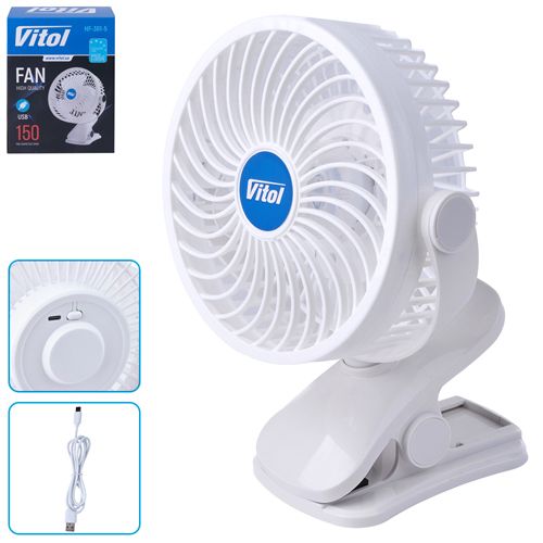 Вентилятор 6" ВН.12.661/HF-361-5    5 В  USB