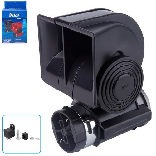 Сигнал пневматичний CA-1410/VITOL/12V/чорний