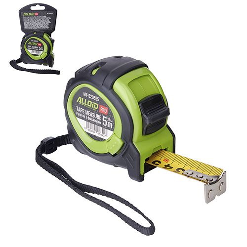 Alloid Pro. Рулетка з фіксатором  5 м/25 мм, MT-520525